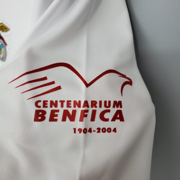 Camisola Retro Benfica I 2004/2005 - Branco - Image 5