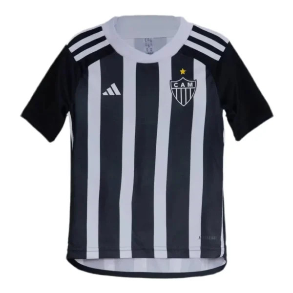 Kit Infantil Atlético Mineiro I 24/25 - Preto e Branco - Image 2