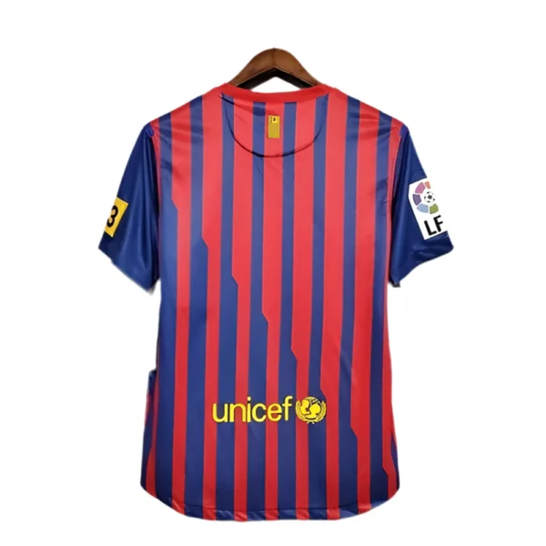 Camisola Barcelona Retrô 2011/2012 - Azul e Grená - Image 2