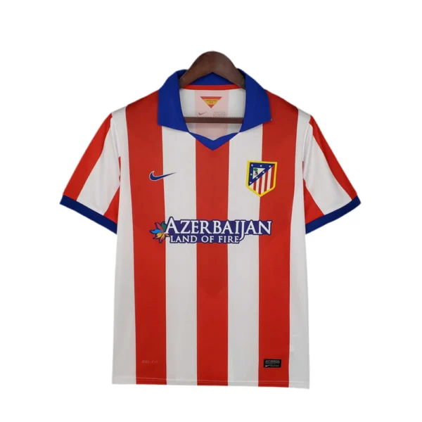 Camisola Atlético de Madrid Retrô 2014/2015 - Branca e Vermelha