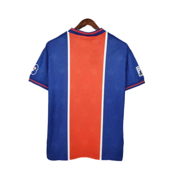 Camisola Retro PSG 1995 - Azul e Vermelho - Image 2