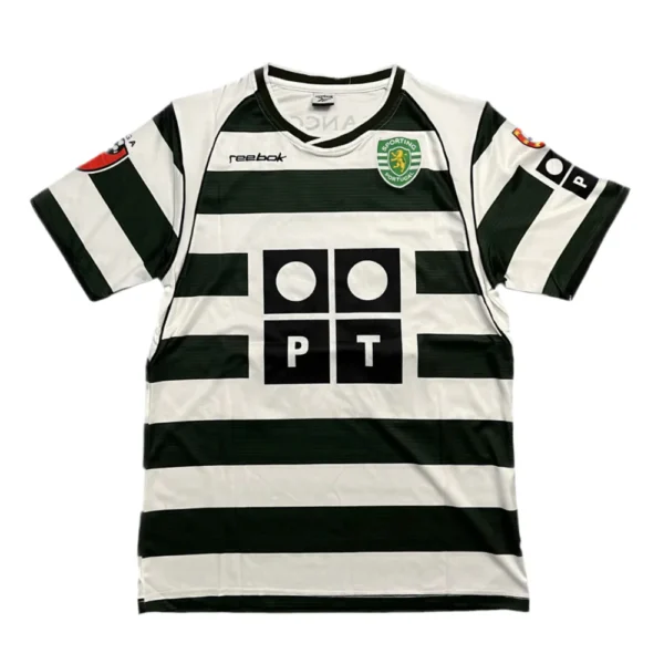 Camisola Retro Sporting I 2002/2003 - Verde e Branco