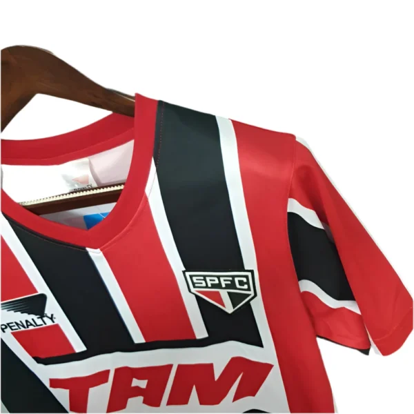 Camisola São Paulo Retrô 1993 Vermelha e Preta - Penalty - Image 3