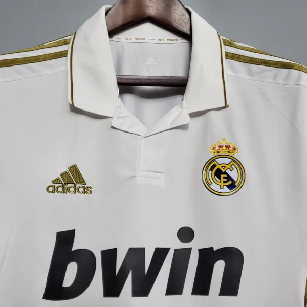Camisola Manga Longa Real Madrid 11/12 - Branco - Image 3