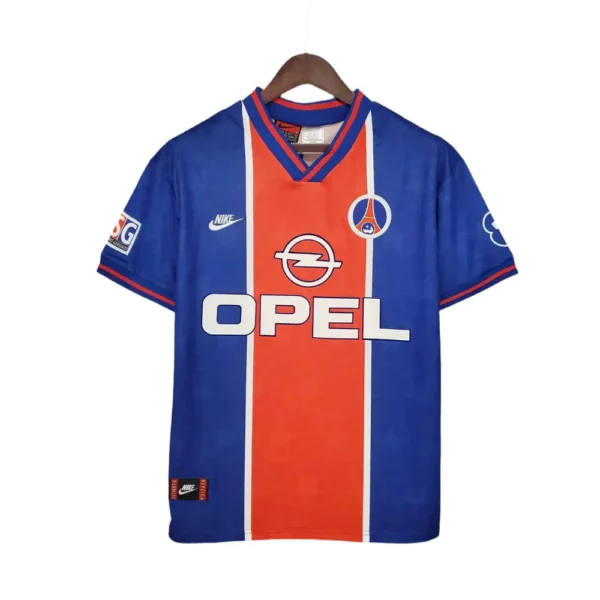Camisola Retro PSG 1995 - Azul e Vermelho