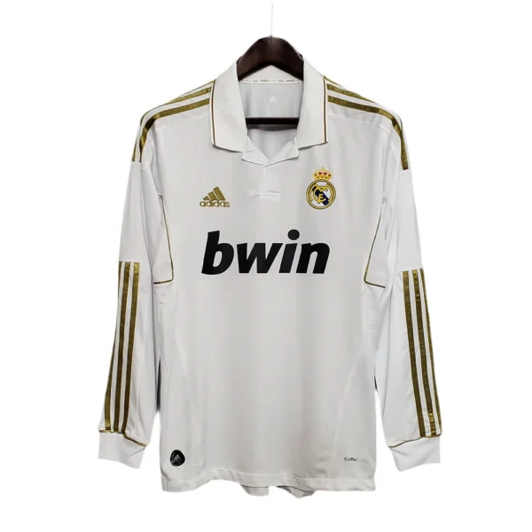 Camisola Manga Longa Real Madrid 11/12 - Branco