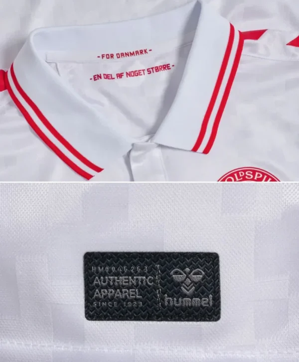 Camisola Seleção Dinamarca II 24/25 - Branco - Image 2