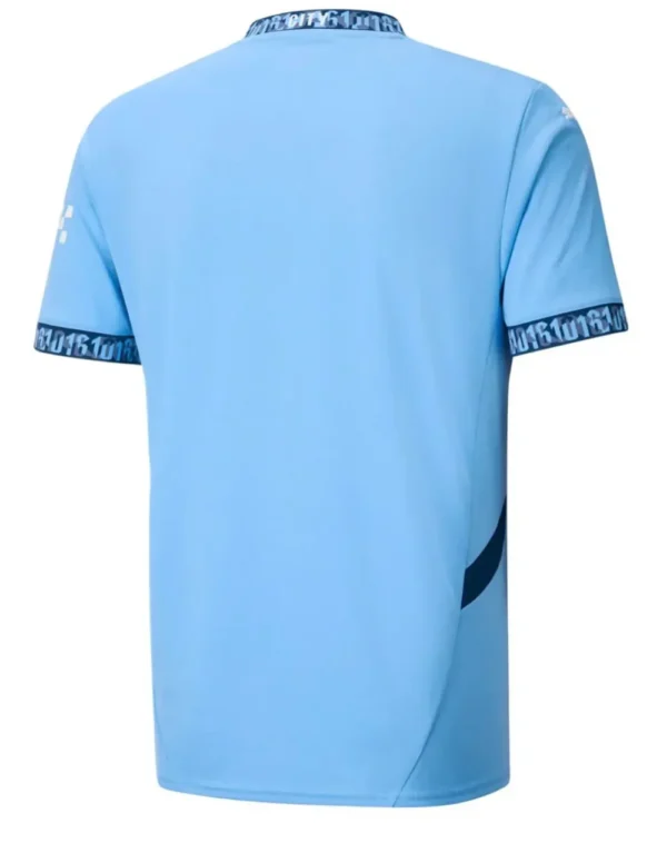 Camisola Manchester City I 24/25 - Azul e Branca - Image 2