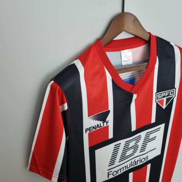 Camisola São Paulo Retrô 1991 Vermelha e Preta - Penalty - Image 3