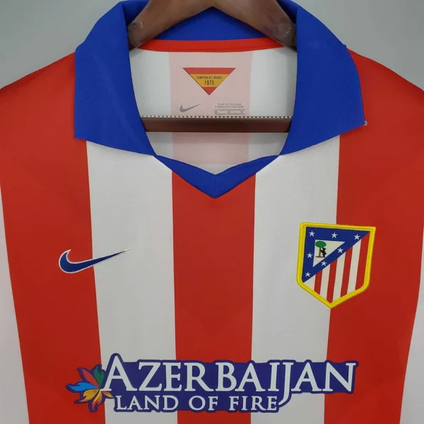 Camisola Atlético de Madrid Retrô 2014/2015 - Branca e Vermelha - Image 4