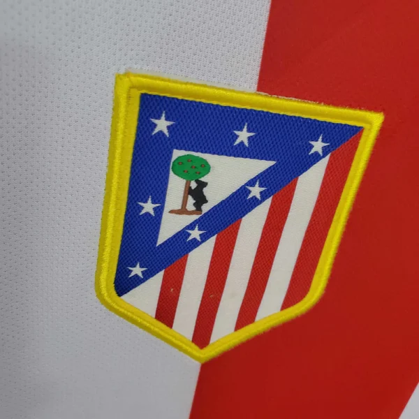 Camisola Atlético de Madrid Retrô 2014/2015 - Branca e Vermelha - Image 5