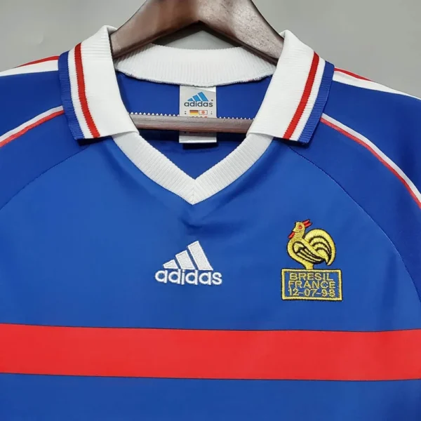 Camisola França Retrô 1998 - Azul - Image 4