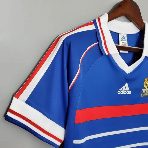 Camisola França Retrô 1998 - Azul - Image 3