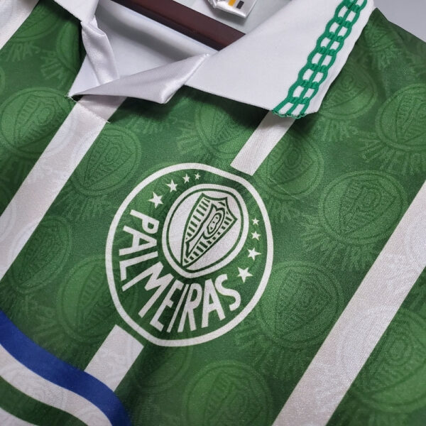 Camisola Palmeiras Retrô 93/94 - Verde e Branca - Image 5
