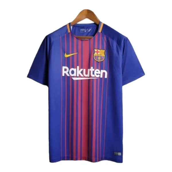 Camisola Barcelona I Retrô 17/18 - Azul